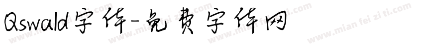 Qswald字体字体转换