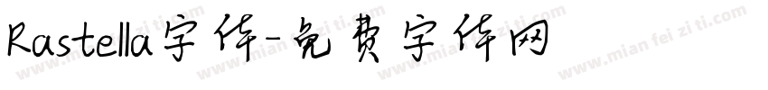 Rastella字体字体转换