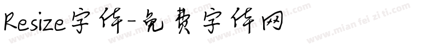 Resize字体字体转换