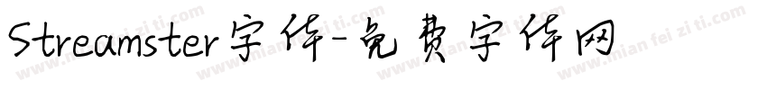 Streamster字体字体转换