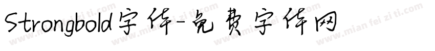Strongbold字体字体转换