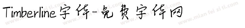 Timberline字体字体转换