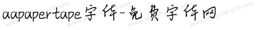 aapapertape字体字体转换