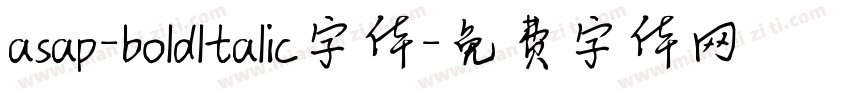 asap-boldltalic字体字体转换