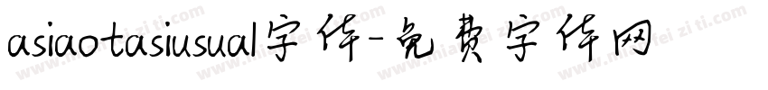 asiaotasiusual字体字体转换