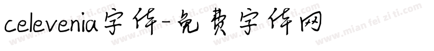 celevenia字体字体转换