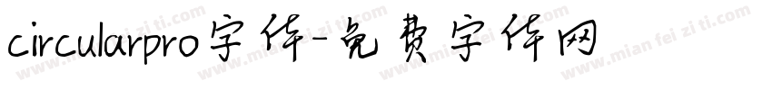 circularpro字体字体转换