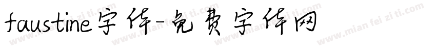 faustine字体字体转换