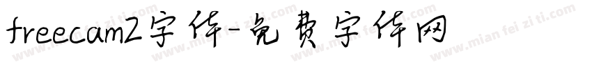 freecam2字体字体转换