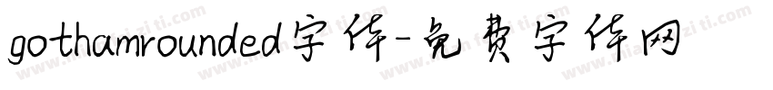 gothamrounded字体字体转换