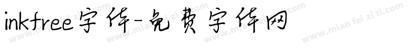 inkfree字体字体转换