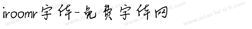 iroomr字体字体转换