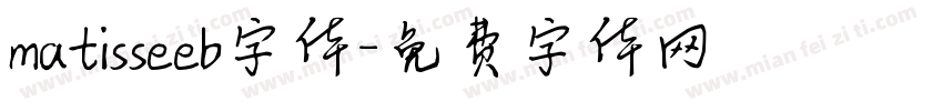 matisseeb字体字体转换