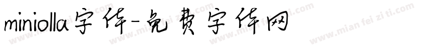 miniolla字体字体转换