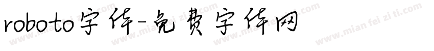 roboto字体字体转换