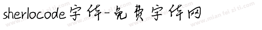 sherlocode字体字体转换