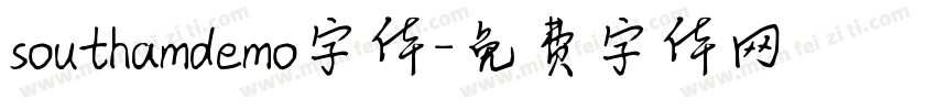 southamdemo字体字体转换
