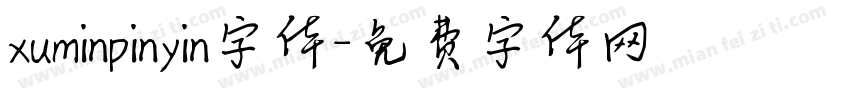 xuminpinyin字体字体转换