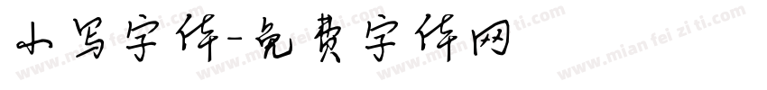 小写字体字体转换