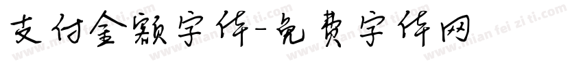 支付金额字体字体转换