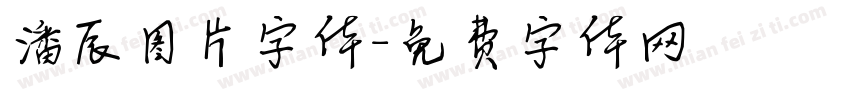 潘辰图片字体字体转换