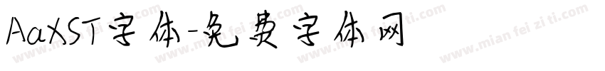 AaXST字体字体转换