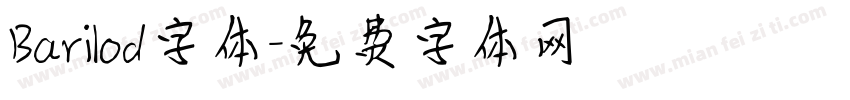 Barilod字体字体转换