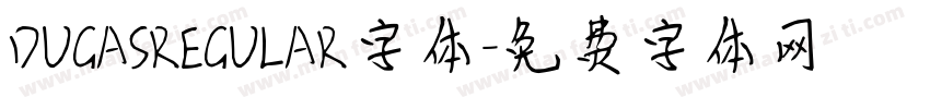 DUGASREGULAR字体字体转换