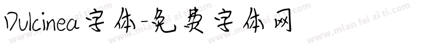 Dulcinea字体字体转换