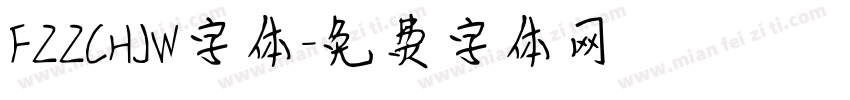 FZZCHJW字体字体转换