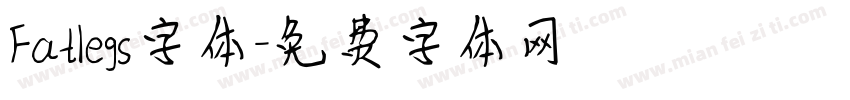 Fatlegs字体字体转换