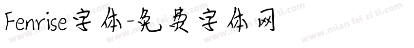 Fenrise字体字体转换
