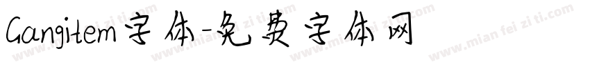 Gangitem字体字体转换