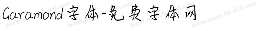 Garamond字体字体转换
