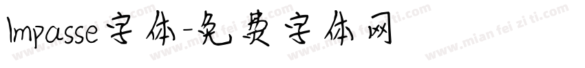 Impasse字体字体转换