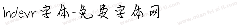Indevr字体字体转换