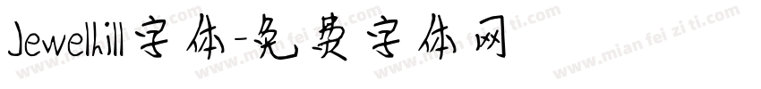 Jewelhill字体字体转换