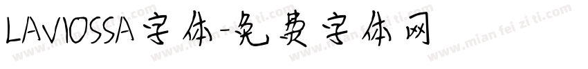 LAVIOSSA字体字体转换