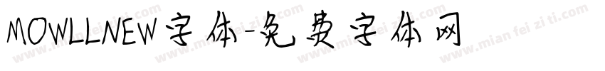 MOWLLNEW字体字体转换