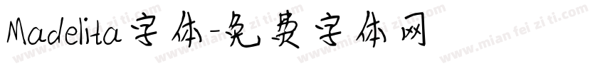 Madelita字体字体转换