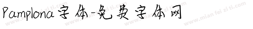 Pamplona字体字体转换