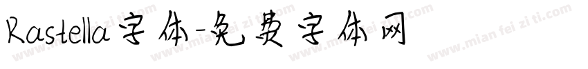 Rastella字体字体转换
