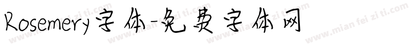 Rosemery字体字体转换