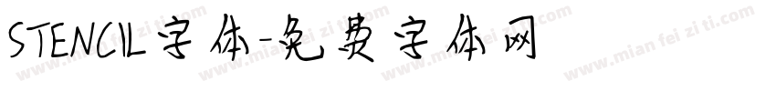 STENCIL字体字体转换