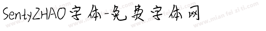 SentyZHAO字体字体转换
