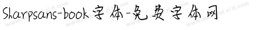 Sharpsans-book字体字体转换