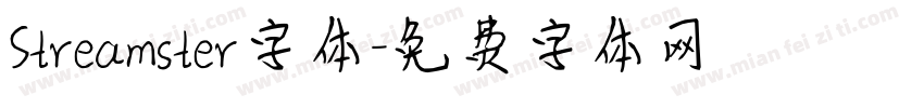 Streamster字体字体转换