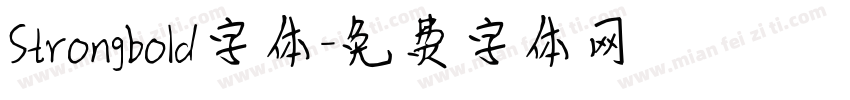 Strongbold字体字体转换