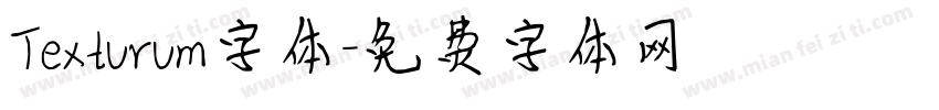 Texturum字体字体转换