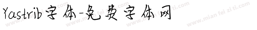 Yastrib字体字体转换